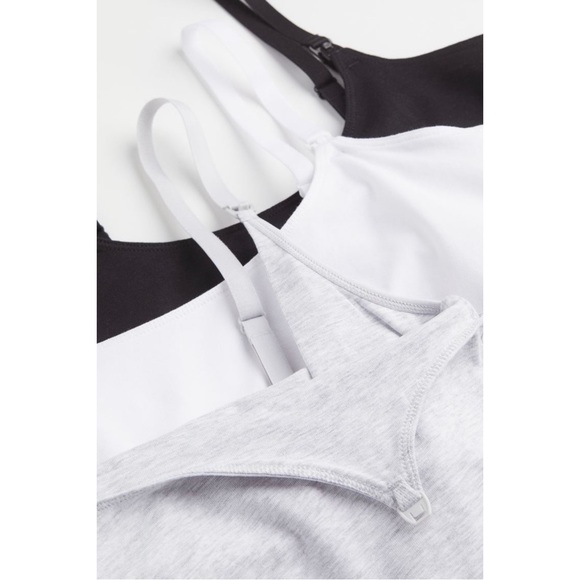 NWT H&M Mama 3-pack nursing tank tops, size XXL - Picture 3 of 8